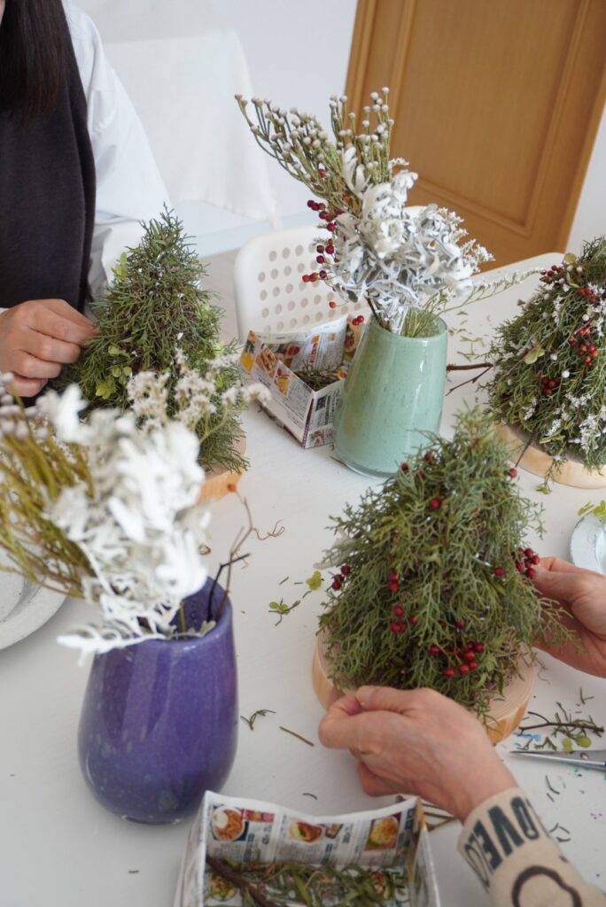 11月のドライフラワーレッスン